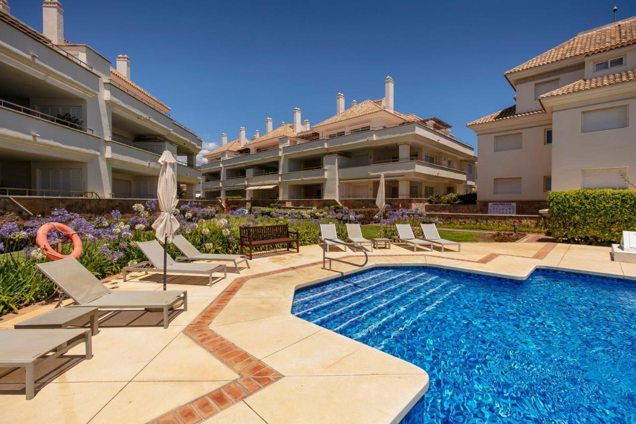 Appt 401-3-Bed-Heaven Beach-Paseo-All Year Heated Pool-Free Bikes Estepona Bagian luar foto