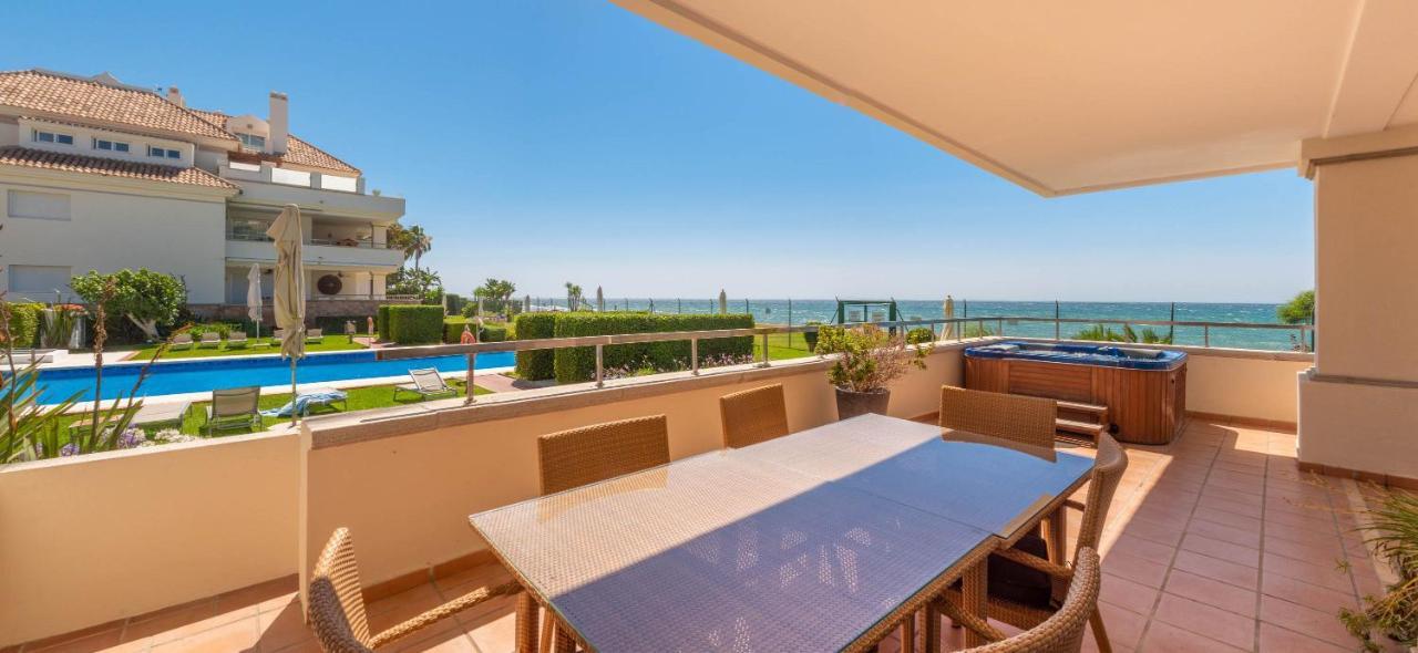Appt 401-3-Bed-Heaven Beach-Paseo-All Year Heated Pool-Free Bikes Estepona Bagian luar foto